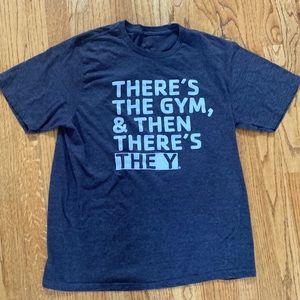 YMCA themed t shirt